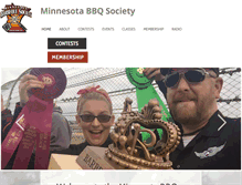 Tablet Screenshot of mnbbqsociety.com